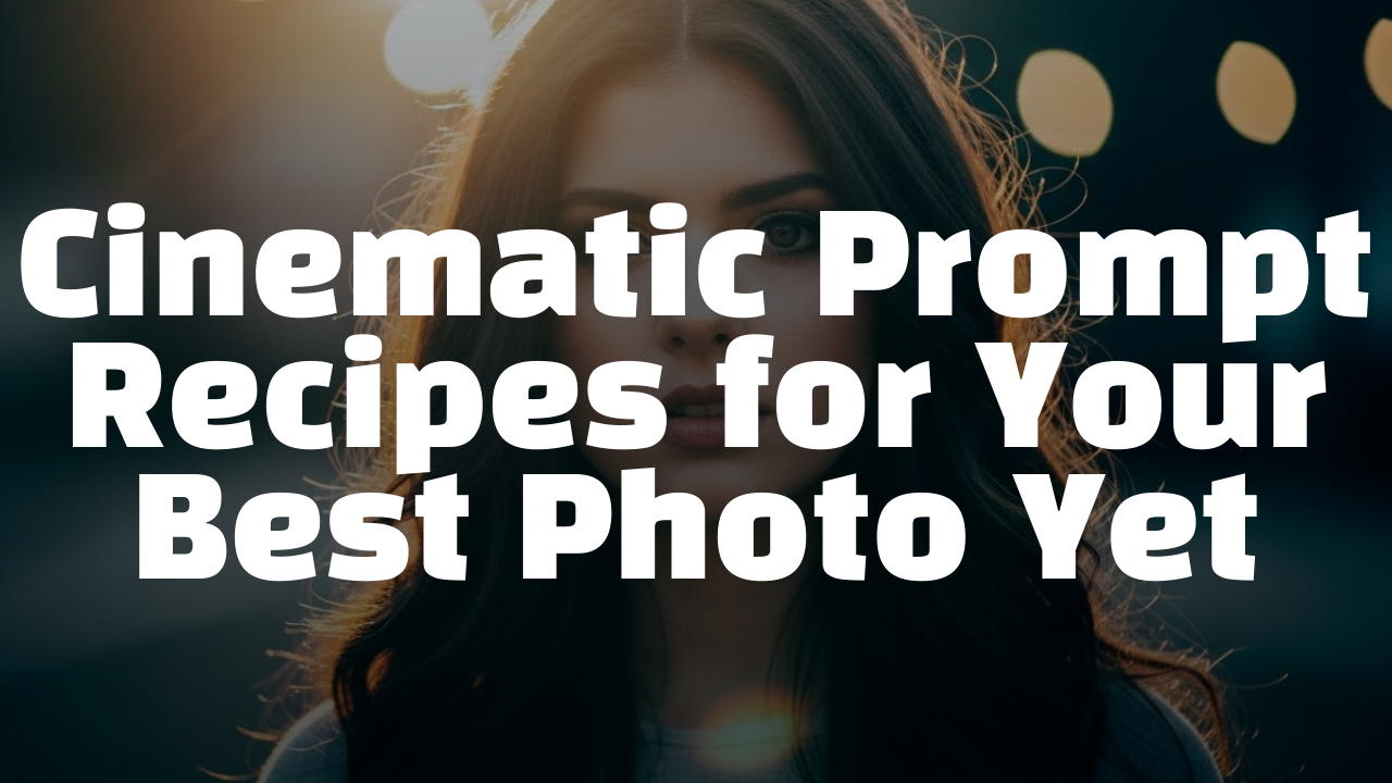 Cinematic Prompt Recipes for Your Best Photo Yet